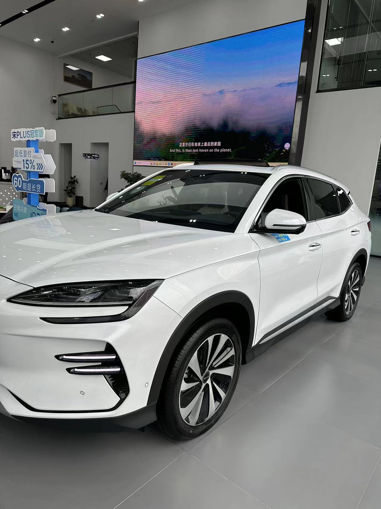 خودرو تمام برقی شاسی بلند شرکت BYD از سری EV_PLUS است 